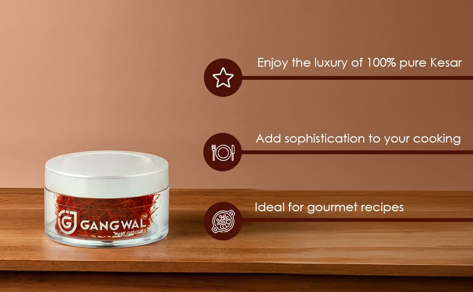 Gangwal Naturals Exquisite Luxury 5g Gourmet Saffron – Pure Elegance & Intense Aroma Gangwal Naturals