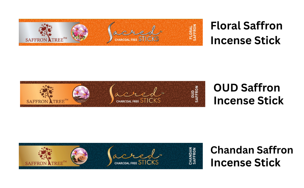 Floral & Romantic Incense Pack Combination ( 3 Pack ) SaffronTree