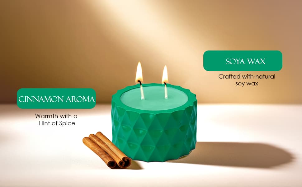 Saffron Tree Cozylights Cinnamon  Saffron Candle - 170Gm