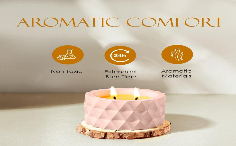 Saffron Tree Cozylights Honey Suckle Saffron Candle - 170Gm