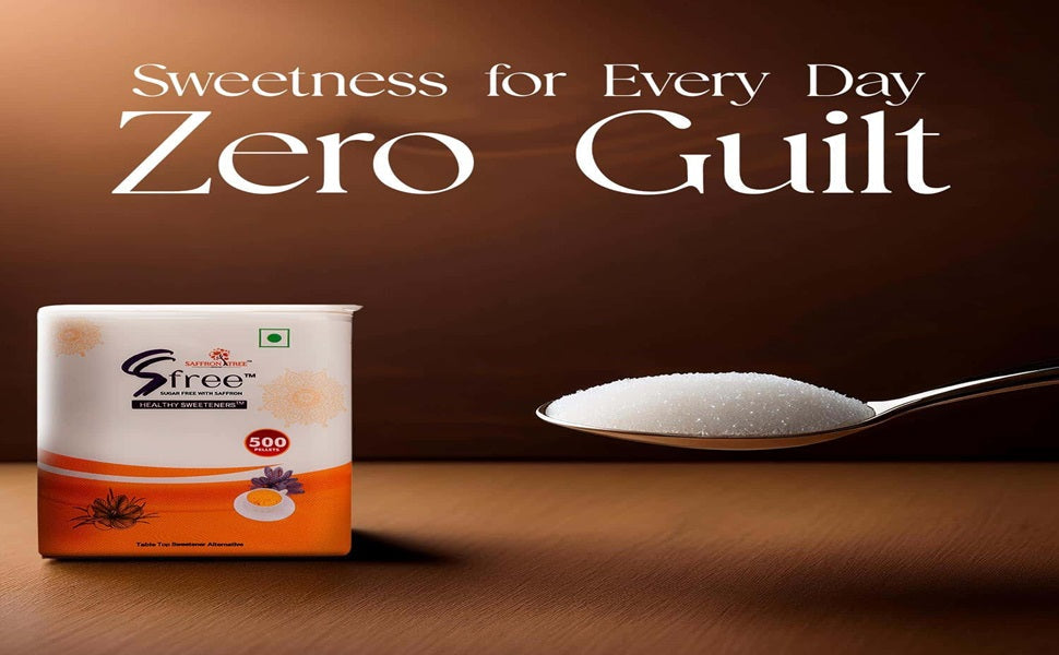 Saffron Tree Sugar Free Saffron Sucralose Pellets Non nutritive sucralose sweetner with Saffron Saffron Tree