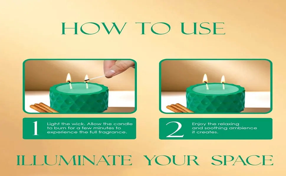 Saffron Tree Cozylights Cinnamon  Saffron Candle - 170Gm Saffron Tree