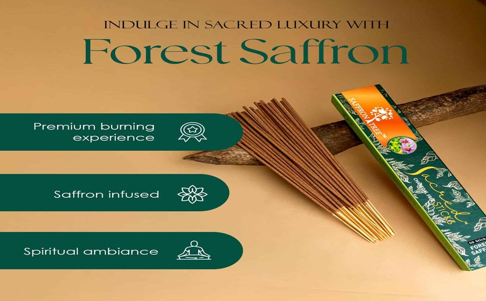Sacred Sticks Forest Saffron ( Pack of 3 ) Saffron Tree