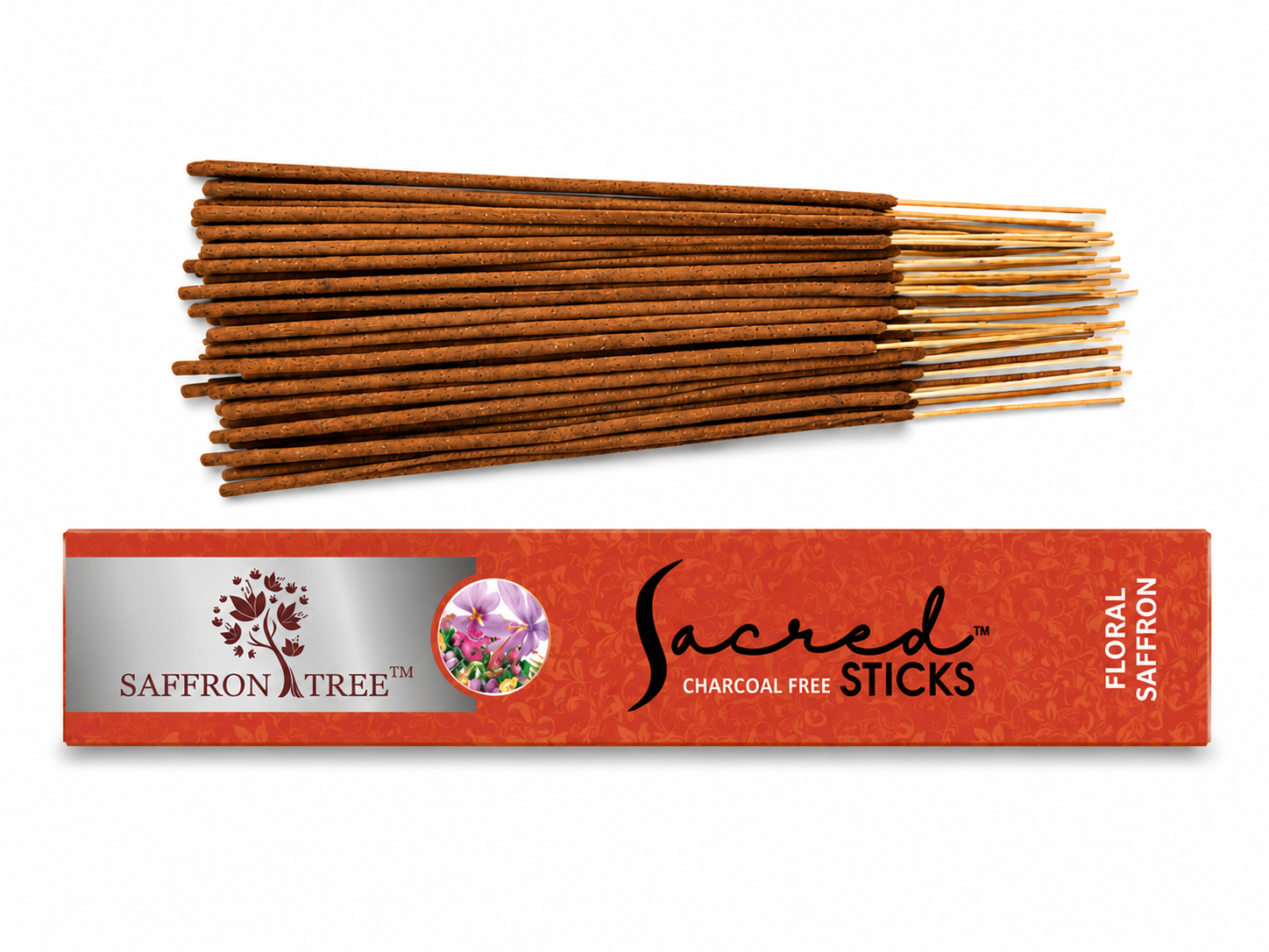 Incence Stick - Floral saffron pack of 3 SaffronTree