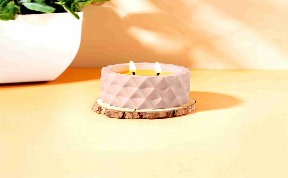Saffron Tree Cozylights Honey Suckle Saffron Candle - 170Gm