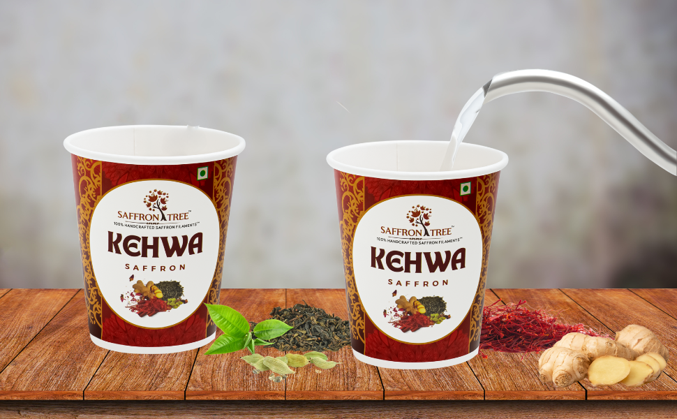 Kashmiri Kehwa Pack of 15 Cups Saffron Tree