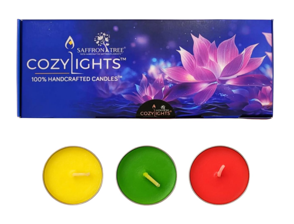 Cozylight T- Light Candle Pack of 10 SaffronTree