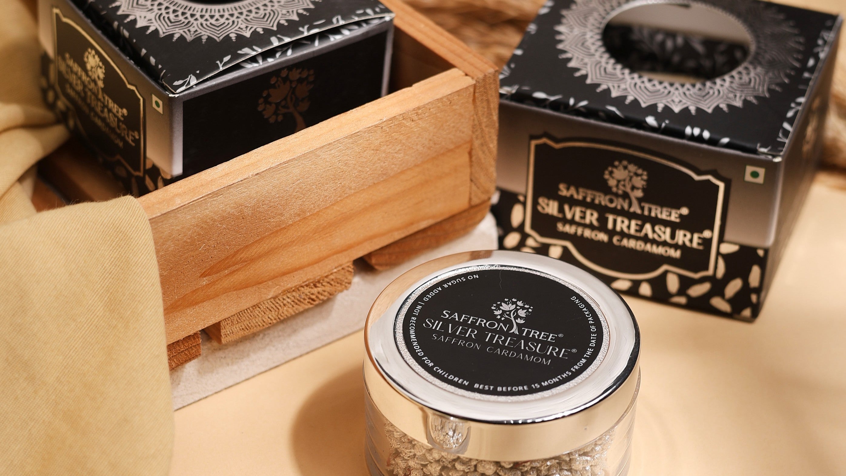 SILVER TREASURE SAFFRON CARDAMOM