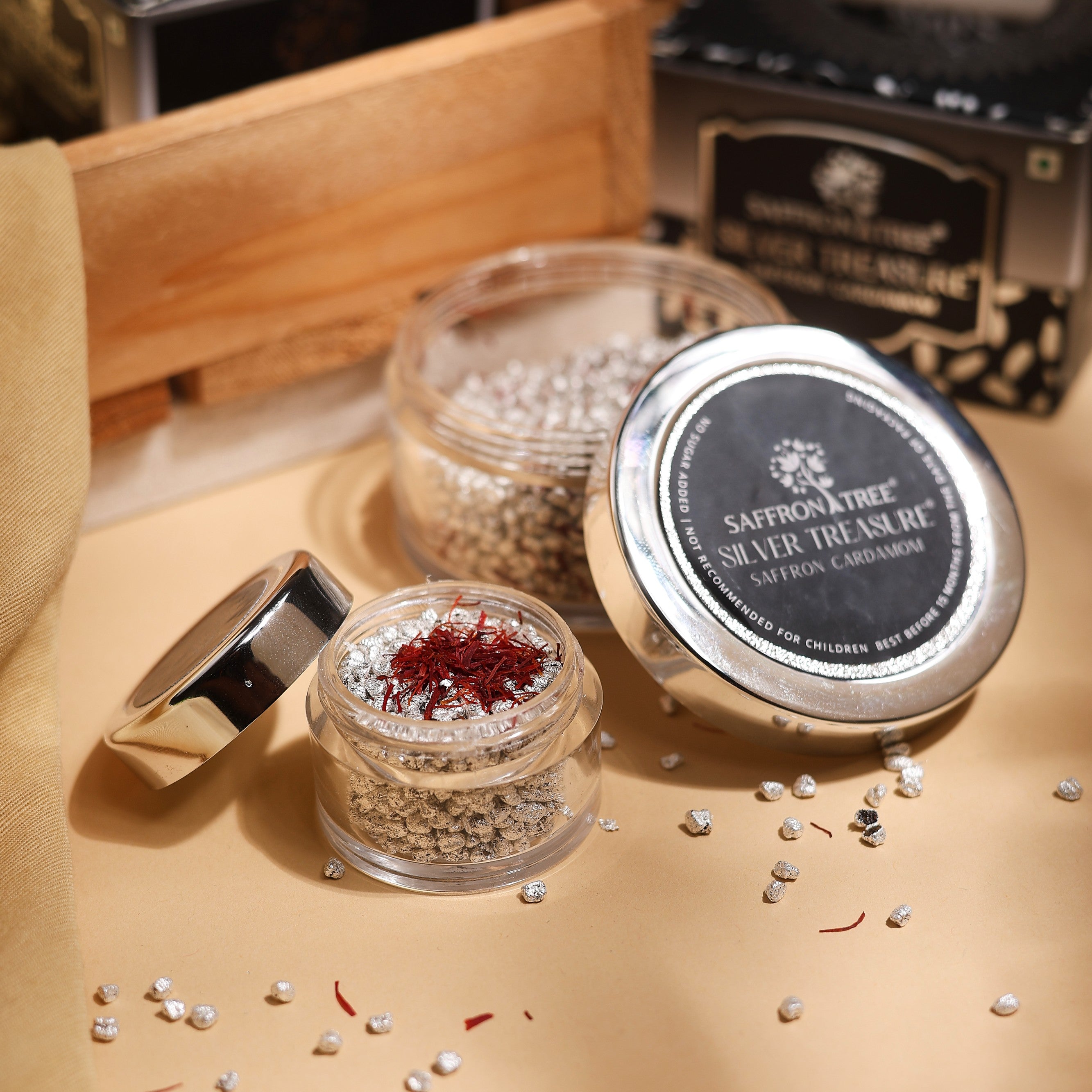 SILVER TREASURE SAFFRON CARDAMOM